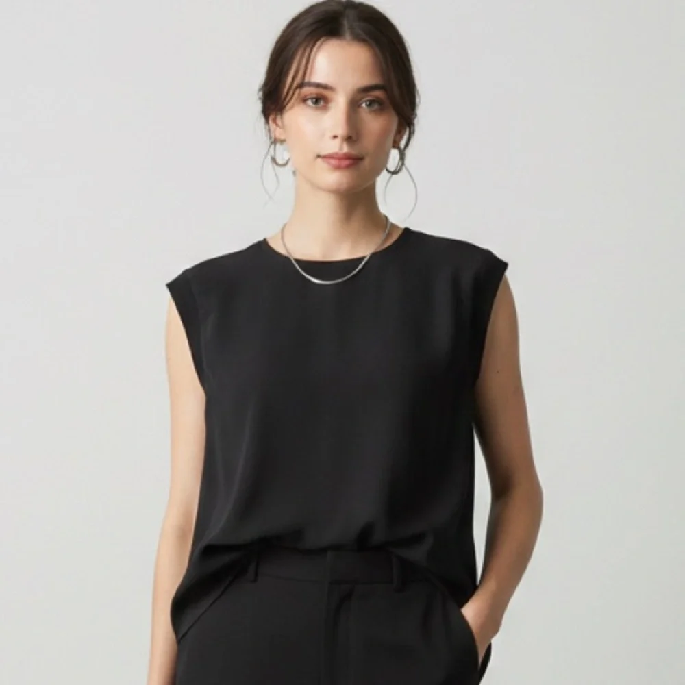 Vince Classic Black‎ Crew Neck Tee